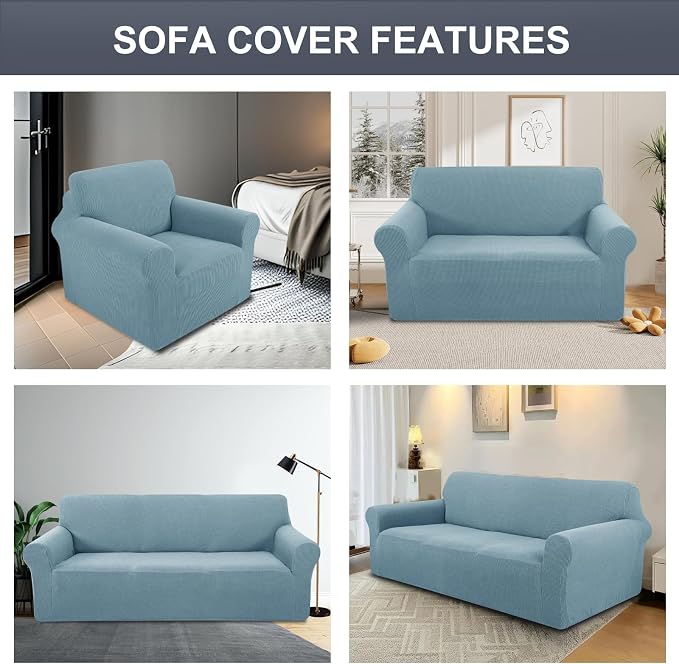Stretch Couch Cover Washable Sofa Slipcover Furniture Protector - Image 7