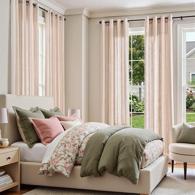jinchan Colorful Linen Curtains - Image 6