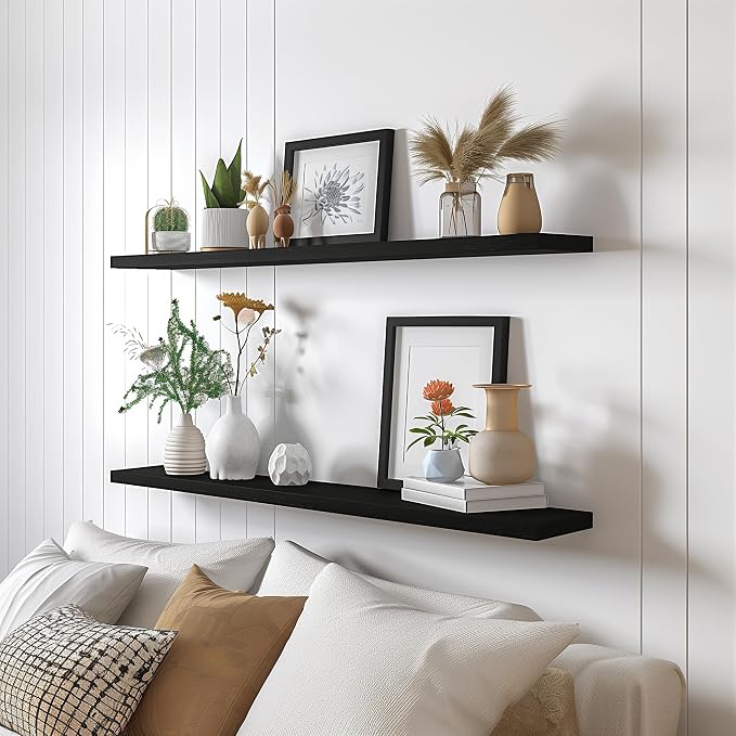 PHPH 48 Inch Wood Floating Shelves - Image 4