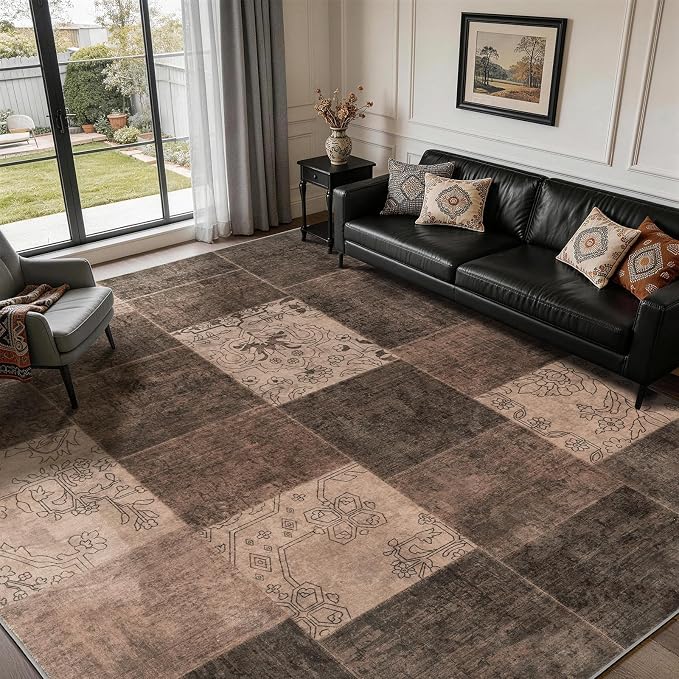 LIANLAM 8x10 Washable Area Rugs by LIANLAM