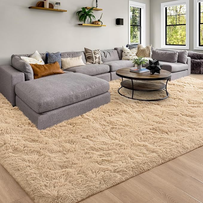 Merelax Soft Modern Indoor Large Shaggy Rug - Image 7