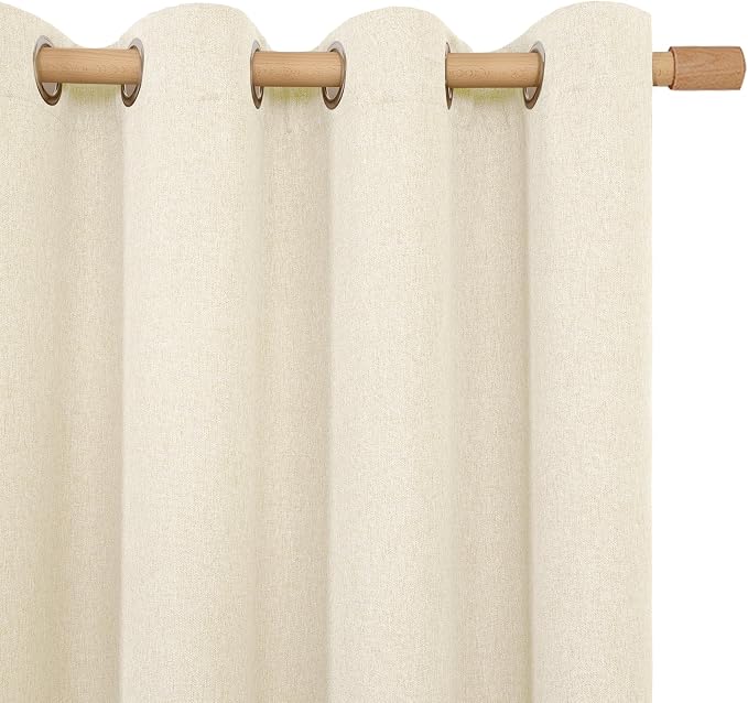 BGment 108 Inch Long Linen Curtains - Image 9