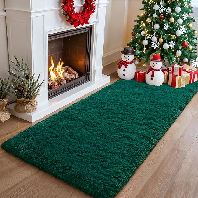 Merelax Soft Fluffy Area Rug for Living Room Bedroom, 2x8 Runner Rug for Hallway - Image 2
