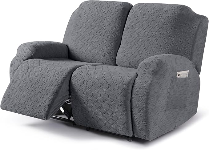 VANSOFY Recliner Cover, 2-Pieces Stretch Reclining Couch Cover by VANSOFYFURNITURECOVERS