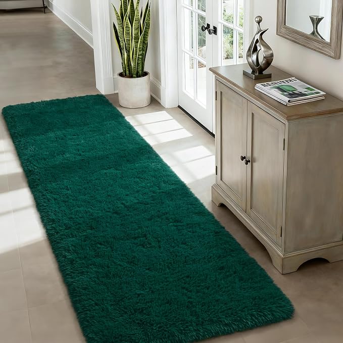 Merelax Soft Fluffy Area Rug for Living Room Bedroom, 2x8 Runner Rug for Hallway - Image 8