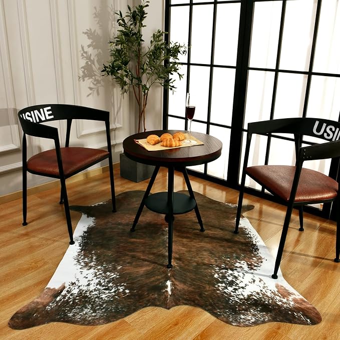 BENRON Faux Cowhide Rug, Western Cow Hide Rugs - Image 8