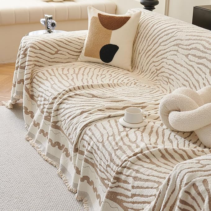 ROOMLIFE Thicked Striped Couch Cover - Image 2