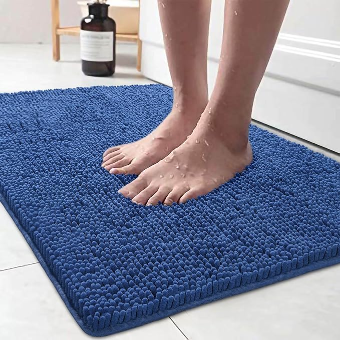 LOCHAS Luxury Bathroom Rug Shaggy Bath Mat 24 x 36 Inch, Washable Non Slip Bath by LOCHAS