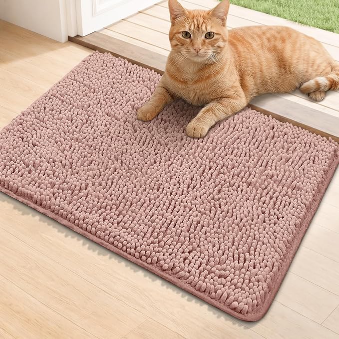Bcoimo Super Absorbent Cat Door Mat, Pet Rugs by Bcoimo