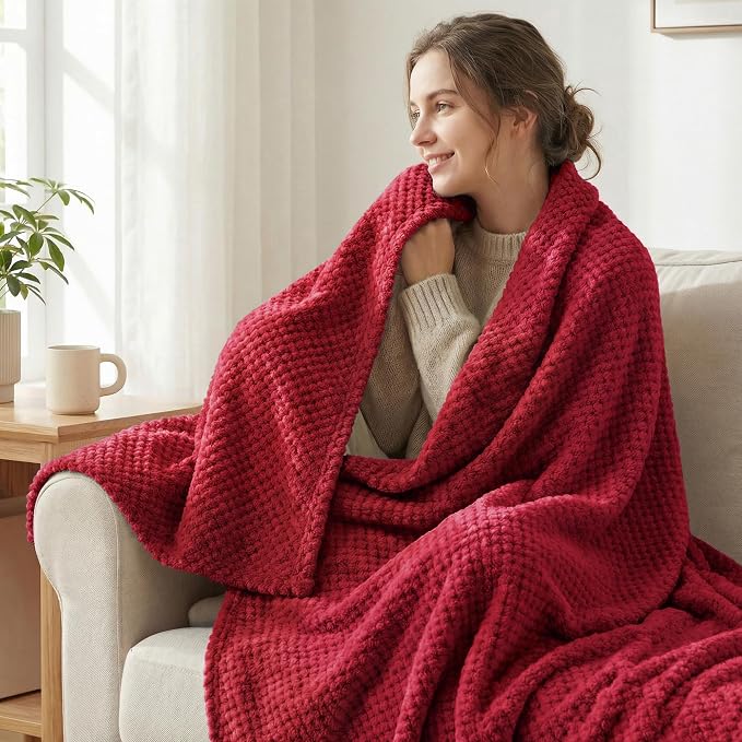 Exclusivo Mezcla Fleece Throw Blanket Extra Large, Super Soft and Warm Blankets - Image 2