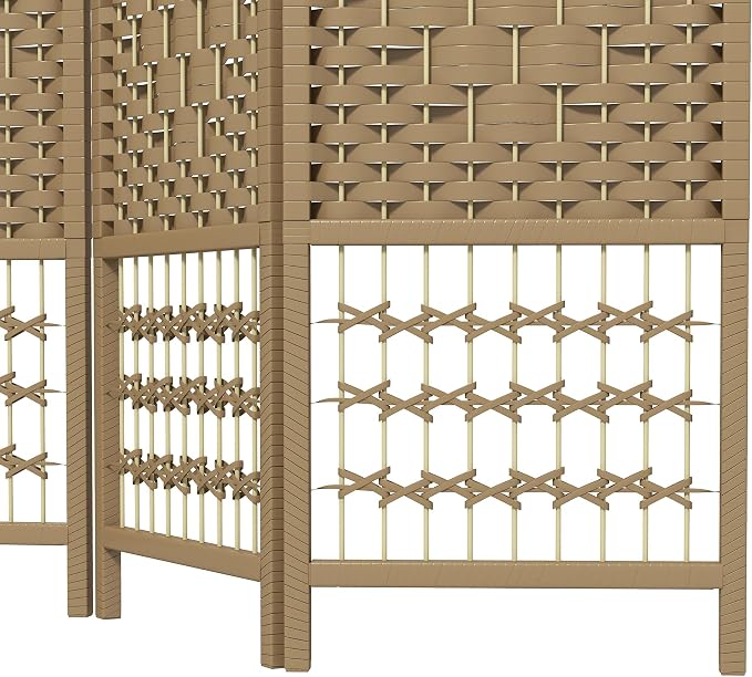 HOMCOM 3 Panel Room Divider, Folding Privacy Screen, 5.6' Room Separator - Image 9