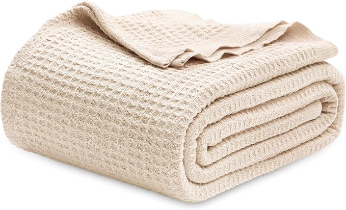 Bedsure Gentlesoft 100% Cotton Blanket King Size by BEDSURE
