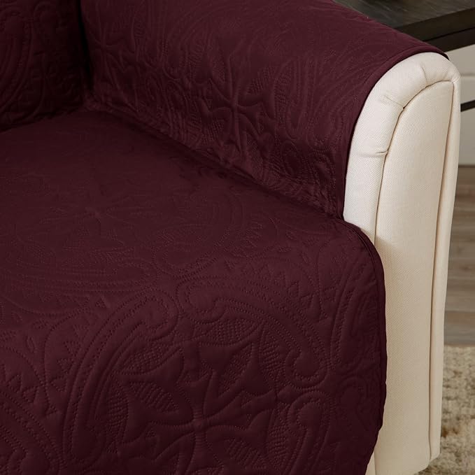 Great Bay Home Reversible Loveseat Cover - Image 4