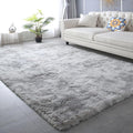 CAIYUECS Grey Shag Area Rug for Bderoom: Gray Area Rugs 3x5- Ultra Soft Plush by CAIYUECS