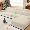MAXIJIN Couch Cushion Covers for Sectional Sofa, Stretch Sofa Cushion Cover by MAXIJIN