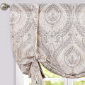 jinchan Faux Linen Tie up Valance by JINCHAN