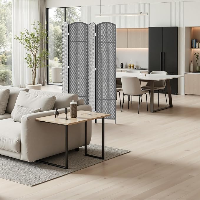 HALLYBEE Room Divider for Space Separation, Room Dividers and Folding Privacy - Image 3
