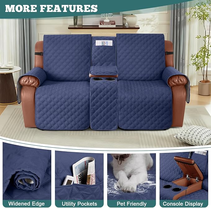 Ruaozz Waterproof Loveseat Recliner Cover - Image 5