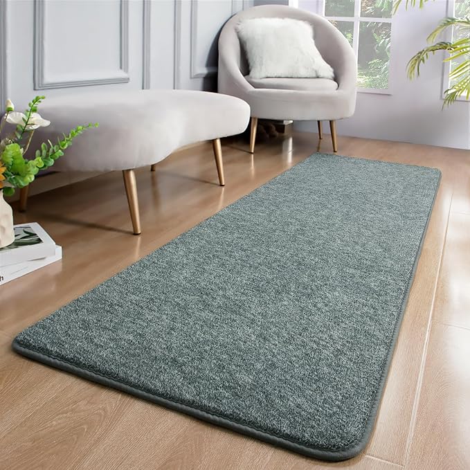 Keeko Soft Hallway Runner Rug, 2x8 Bedside Runner Rugs - Image 2