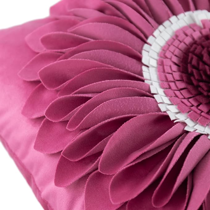 OiseauVoler 3D Sunflower Throw Pillow Cover Decorative Handmade Cushion Cover - Image 5