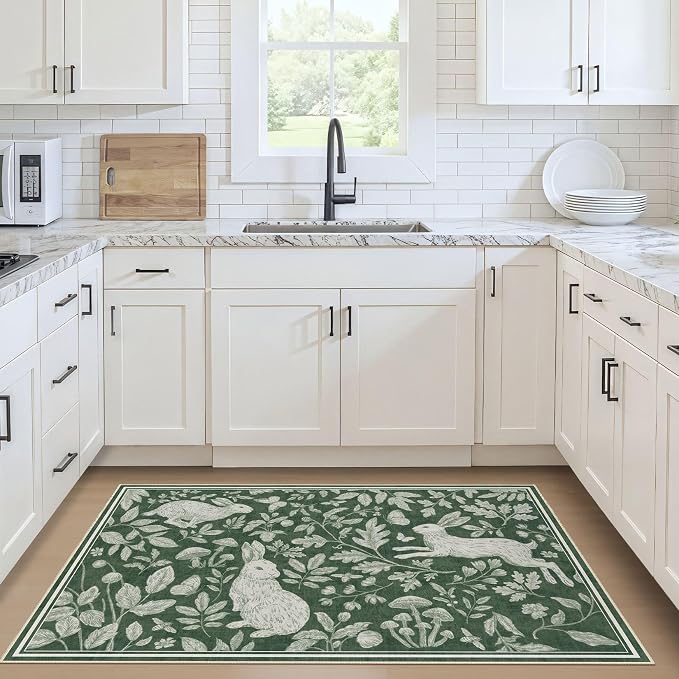 Vintage Living Room Area Rug 3x5 - Image 3
