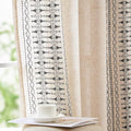 jinchan Boho Curtains for Bedroom Linen Blend Boho Curtains 96 Inches Long 2 by JINCHAN
