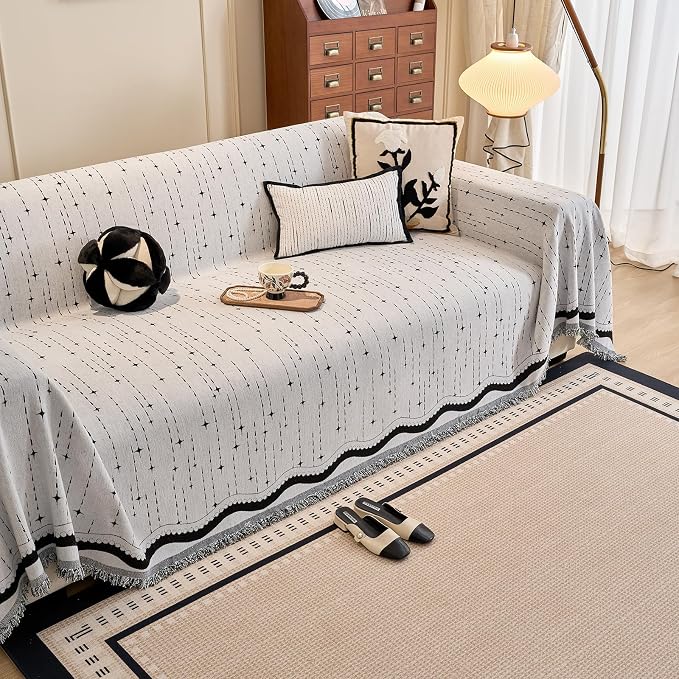 ROOMLIFE Couch Cover Boho Sofa Covers - Image 2
