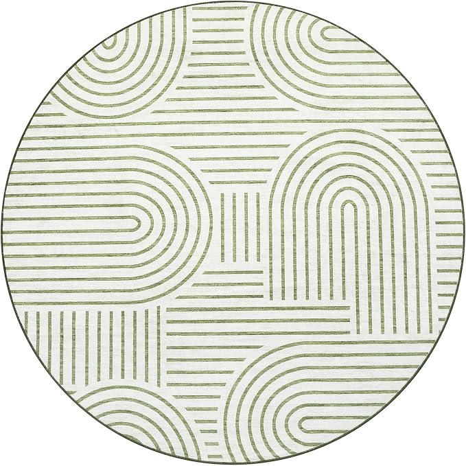 ROYHOME Washable Rug 4ft Area Rugs - Image 4