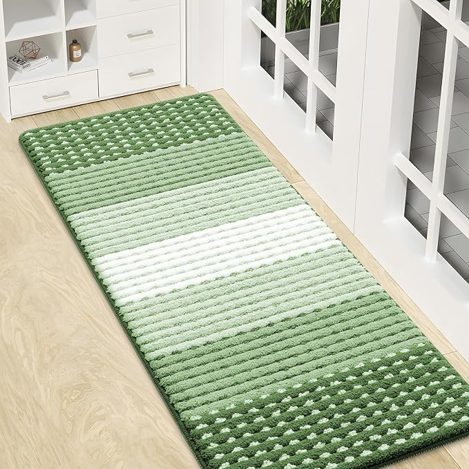 Kitinjoy Indoor Outdoor Door Mat, 47x17 Non-Slip Absorbent Dirt Trapper by Kitinjoy