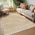 Wonnitar Moroccan Washable Area Rug 4x6, Non-Slip Rugs by Wonnitar