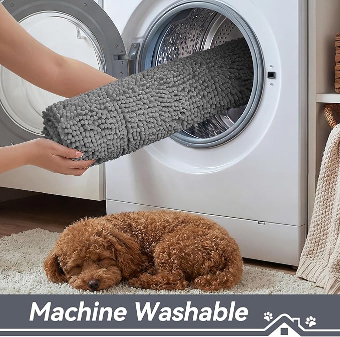 Bcoimo Super Absorbent Dog Door Mat, Pet Rugs - Image 5