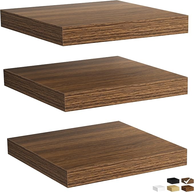 Fun Memories Rustic Wood Floating Shelves by FunMemories