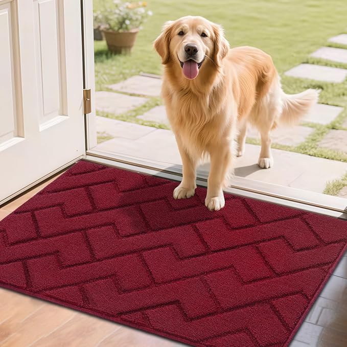 hicorfe Front Door Mat Outside Entrance, Stain and Fade Resistant, Non Slip by Hicorfe