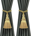 Fenghuangwu 2 Pack Curtain Tie Backs Rope Tassels by fenghuangwu