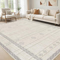 cotiled 5x7 Area Rug Living Room: Washable Boho Rugs by COTILED