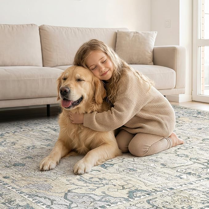cotiled 3x5 Area Rugs Large Washable Rugs - Image 6