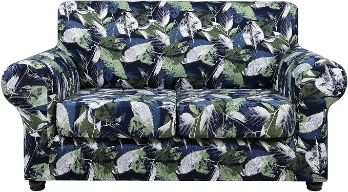 hyha Couch Cover, Loveseat Covers, Floral Pattern, 3 Pieces, Sofa Slipcovers by hyha