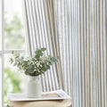 jinchan Linen Curtains for Living Room Blue on Beige Striped Curtains for by JINCHAN