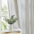 jinchan Linen Curtains for Living Room Blue on Beige Striped Curtains for by JINCHAN
