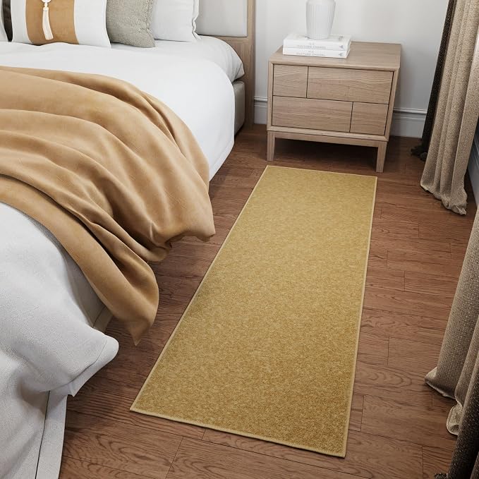 Ottomanson Hallway Runner Rug 1'10" x 6' Non Slip Solid Area Rugs Easy to Clean - Image 11