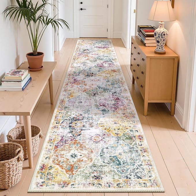 Ileading Washable Hallway Runner Rugs, 2x10 Non Slip Runners Area Rug by Ileading