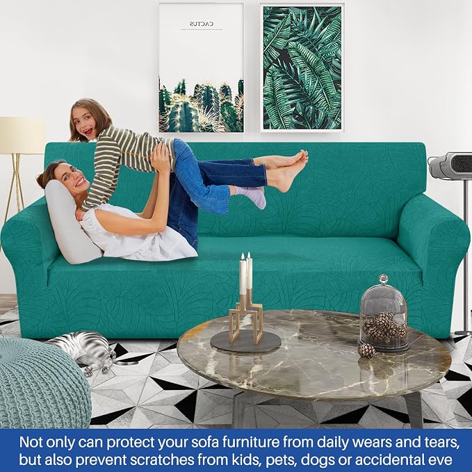 YEMYHOM Couch Cover Latest Jacquard Design High Stretch Sofa Covers - Image 2