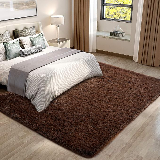 Merelax Soft Modern Indoor Large Shaggy Rug - Image 6