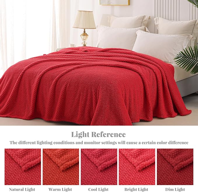 Whale Flotilla Queen Size Fuzzy Fleece Blanket - Image 9