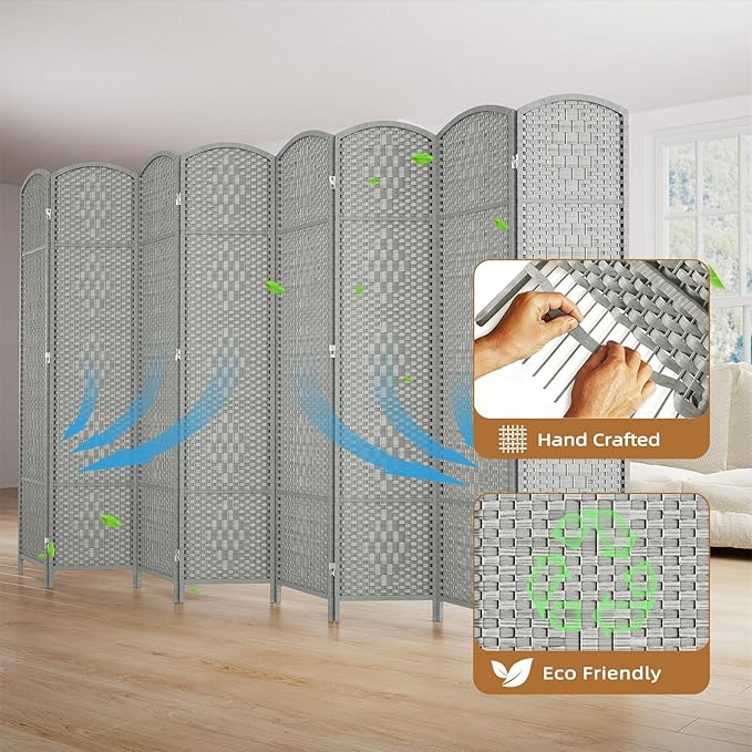 HALLYBEE Room Divider for Space Separation, Room Dividers and Folding Privacy - Image 5