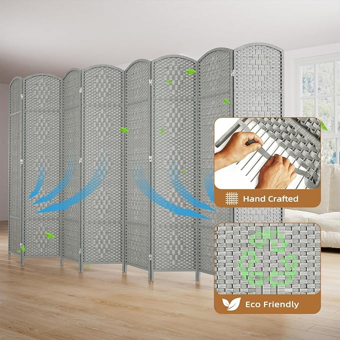 HALLYBEE Room Divider for Space Separation, Room Dividers and Folding Privacy - Image 5
