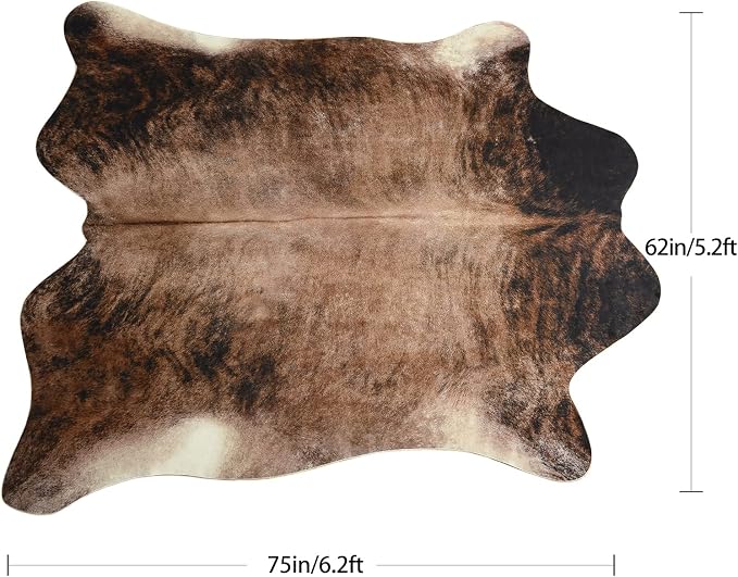 Easycozy Faux Cowhide Large Cow Print Rug - Image 2