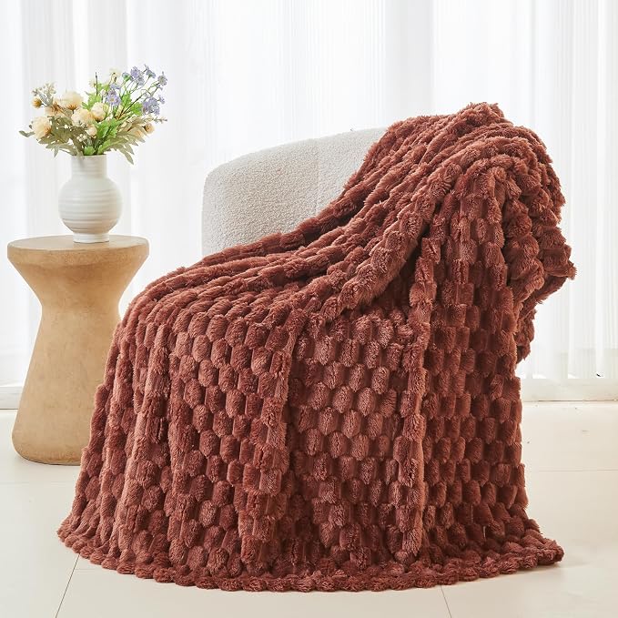 NEWCOSPLAY Super Soft Throw Blanket Coffee Premium Silky Flannel Fleece 3D - Image 4