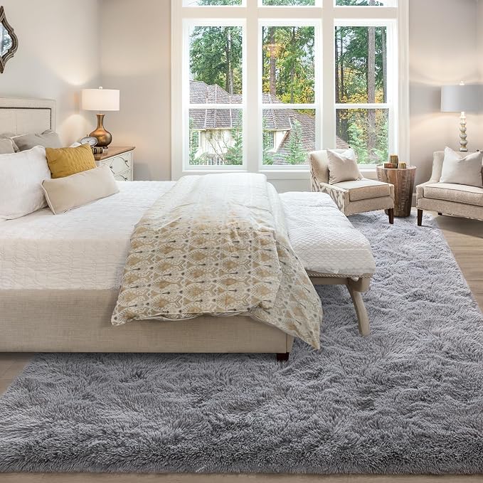 Merelax Soft Modern Indoor Large Shaggy Rug - Image 2