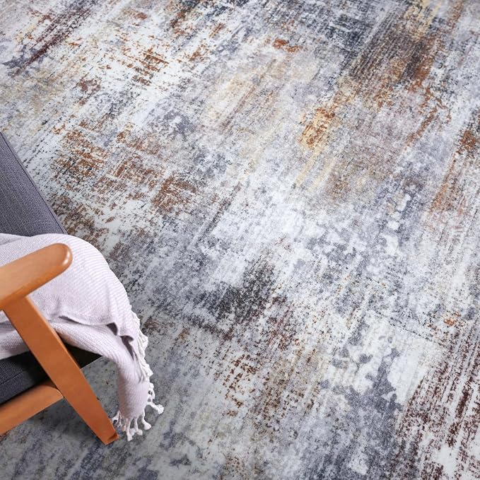 IOHOUZE Abstract Runner Rug 3x16 Ft Washable Runners - Image 7